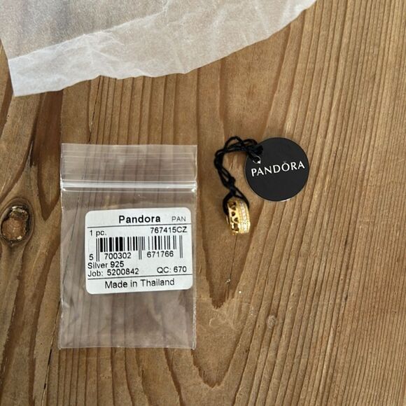 Retired Pandora Shine Heart of Pandora Spacer with Clear Zirconia - 767415CZ - Picture 7 of 7